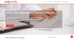Desktop Screenshot of joblistify.com